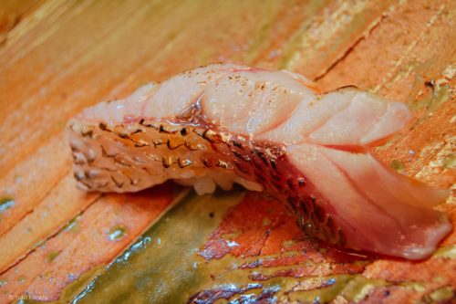 輪島で寿司を食べる「伸福」のど黒のにぎりが何よりも最高 予算は5000円程度 (2014年2月)