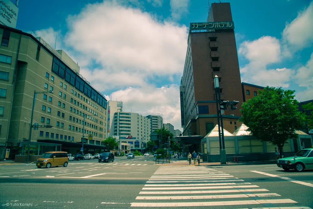 金沢駅から近江町市場へ歩く