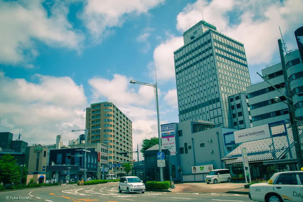 金沢駅から近江町市場へ歩く