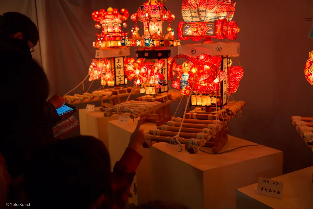 行灯模型 - 富山県南砺 福野の夜鷹祭り(2013年5月2日)