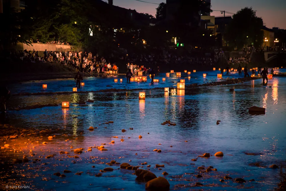 石川県 金沢市灯篭流し 百万石行列前夜祭(2013年6月)
