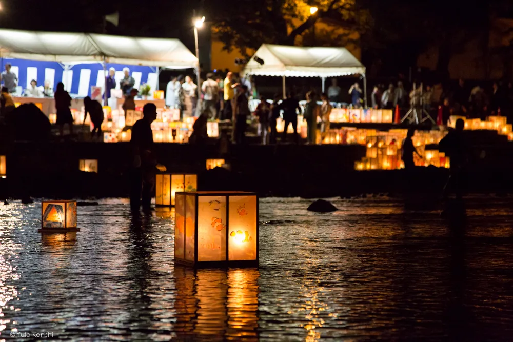 石川県 金沢市灯篭流し 百万石行列前夜祭(2013年6月)