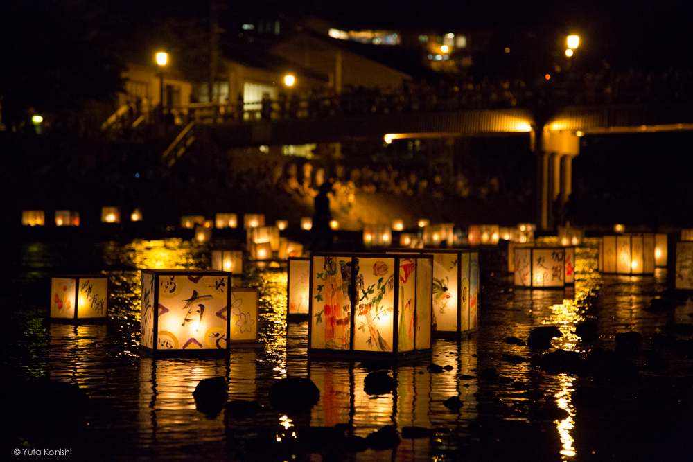 石川県 金沢市灯篭流し 百万石行列前夜祭(2013年6月)