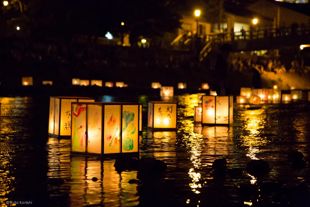 石川県 金沢市灯篭流し 百万石行列前夜祭(2013年6月)