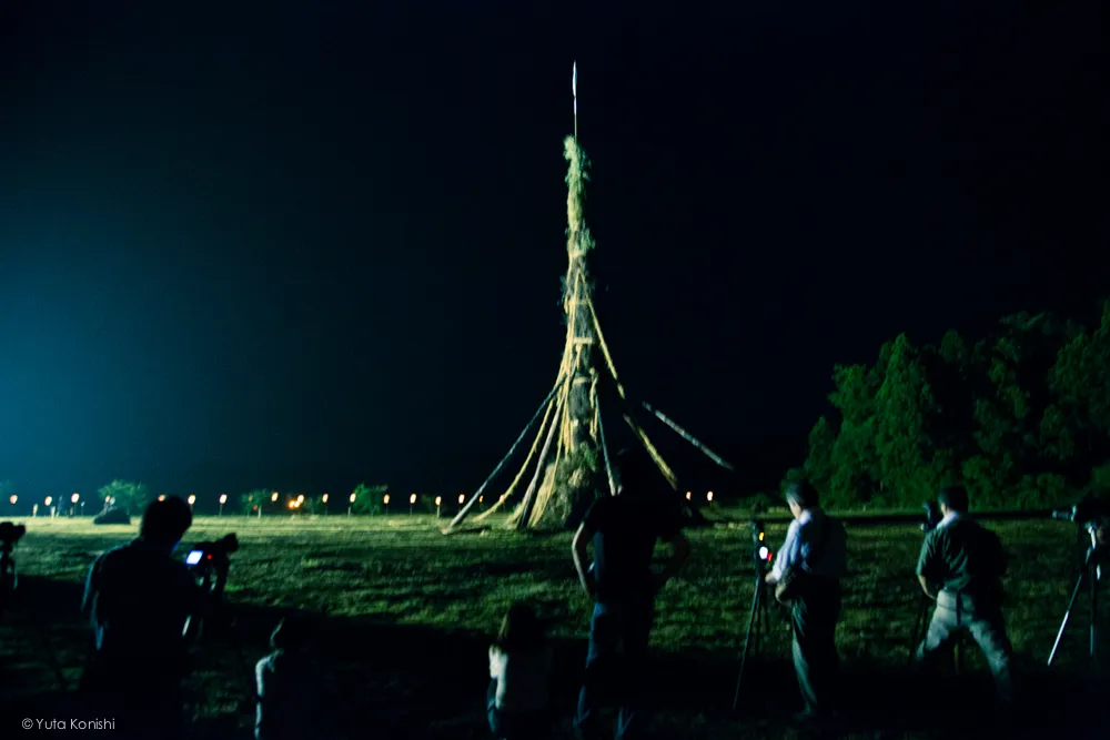 たいまつ - 石川県能登島向田(こうだ)の火祭