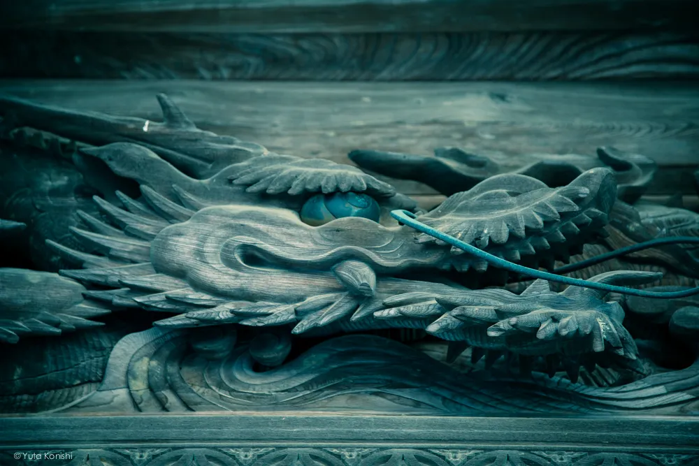 富山県南砺市井波 井波別院 瑞泉寺の彫刻