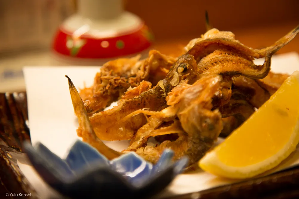 輪島の寿司屋 「伸福」揚げ物