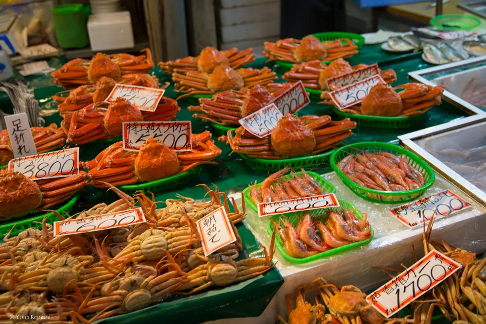 カニ!金沢グルメの王様「加能ガニ」11月上旬はカニ解禁で近江町市場の活気が最高潮!行くしか無いだろ!