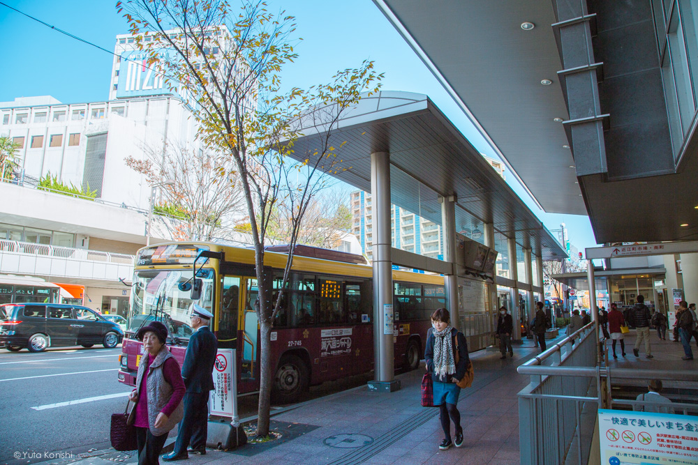 近江町市場バス停 金沢周遊バスで周る金沢観光マニュアル！金沢観光アイドル「ゆりりん」とバスで金沢を紹介します！