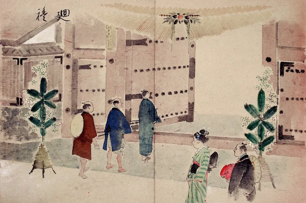 2015年1月15日ま2015年1月15日まで金沢城公園の橋爪一の門で「しめ飾り」取り付け!こんな地味な記事はWebマガジン向けではないだろ!で金沢城公園の橋爪一の門で「しめ飾り」取り付け!こんな地味な記事はWebマガジン向けではないだろ!