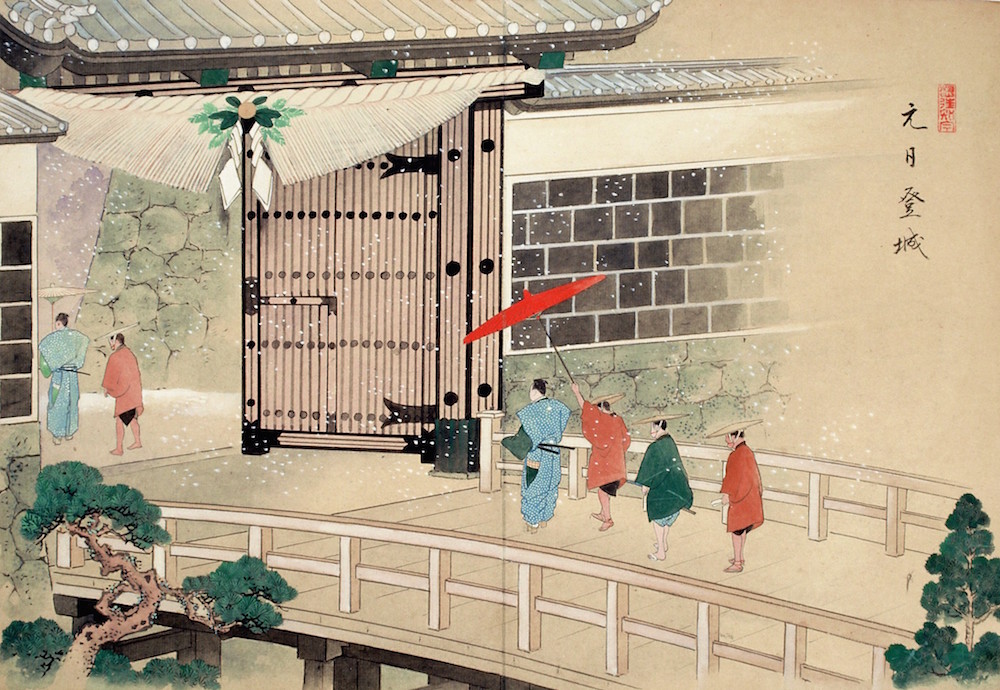 2015年1月15日まで金沢城公園の橋爪一の門で「しめ飾り」取り付け！こんな地味な記事はWebマガジン向けではないだろ！