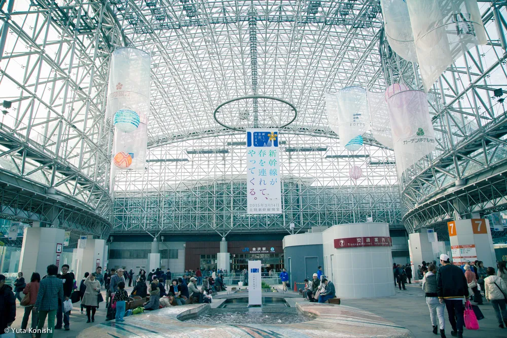 北陸新幹線開業2日目！金沢を本気で散歩！5km歩いて金沢の様子を確かめてみました！北陸新幹線が本当に春を連れてやってきたのか？