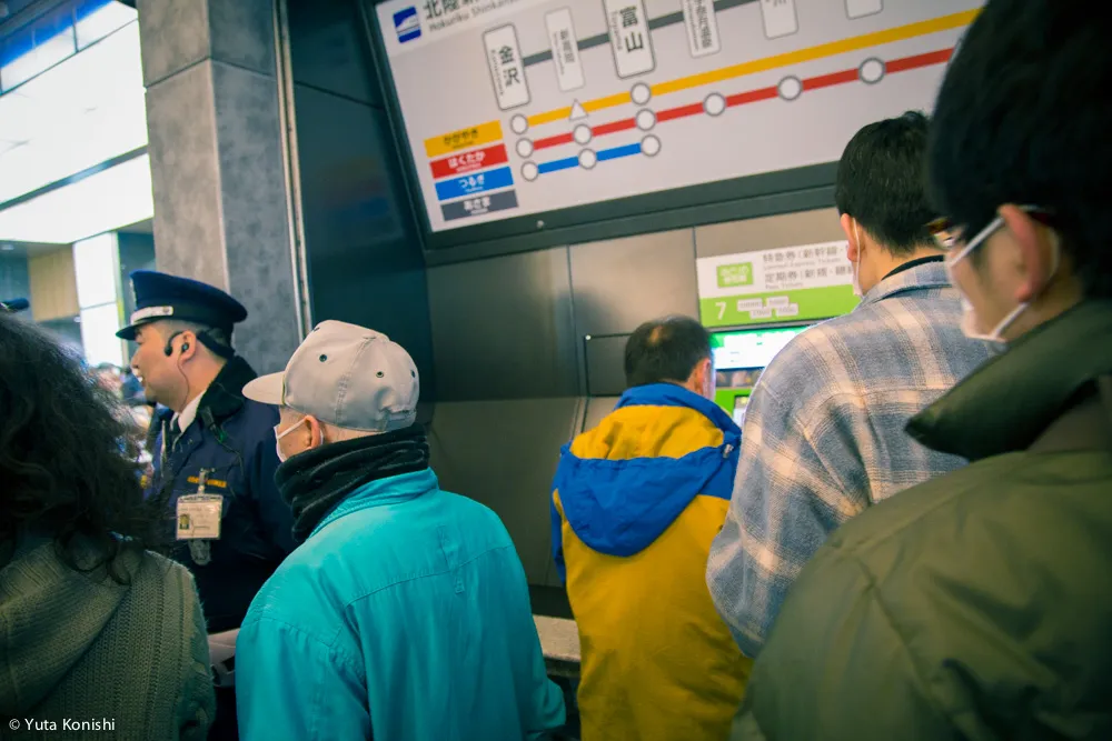 北陸新幹線開業！金沢駅の開業ドキュメント2015年3月14日！今世紀最大の北陸のチャンス！かがやき500号の出発を見守る