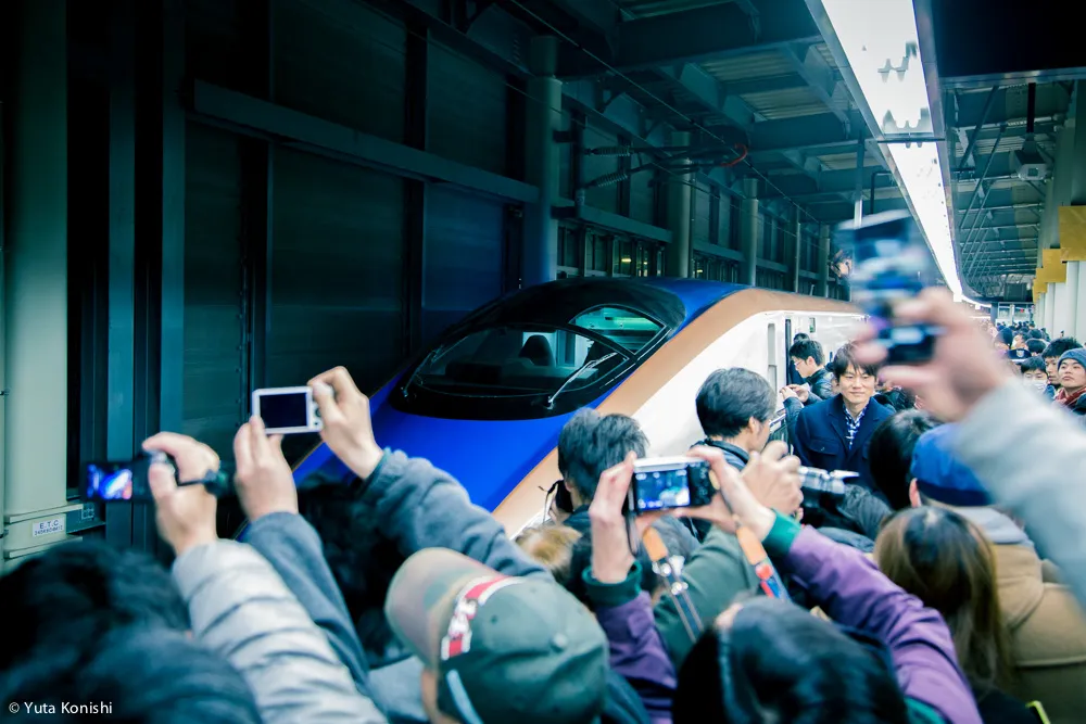 北陸新幹線開業！金沢駅の開業ドキュメント2015年3月14日！今世紀最大の北陸のチャンス！かがやき500号の出発を見守る
