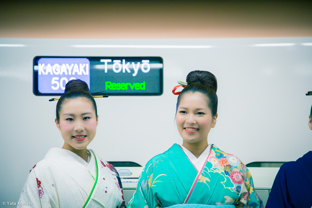 北陸新幹線開業！金沢駅の開業ドキュメント2015年3月14日！今世紀最大の北陸のチャンス！かがやき500号の出発を見守る