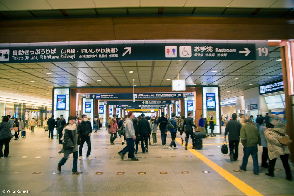 北陸新幹線開業2日目!金沢を本気で散歩!5km歩いて金沢の様子を確かめてみました!北陸新幹線が本当に春を連れてやってきたのか?
