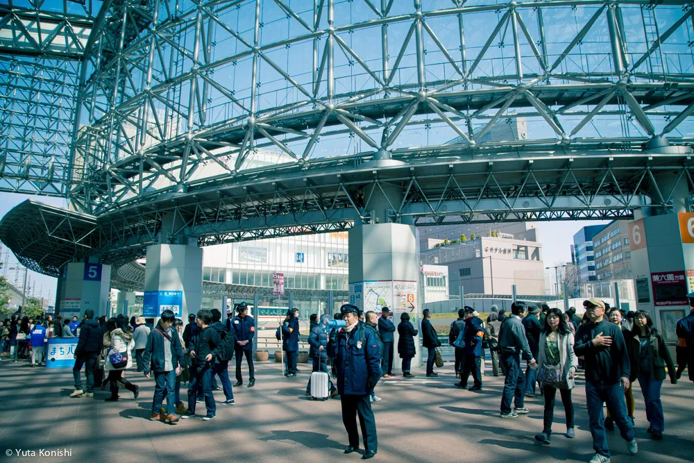 北陸新幹線開業2日目!金沢を本気で散歩!5km歩いて金沢の様子を確かめてみました!北陸新幹線が本当に春を連れてやってきたのか?