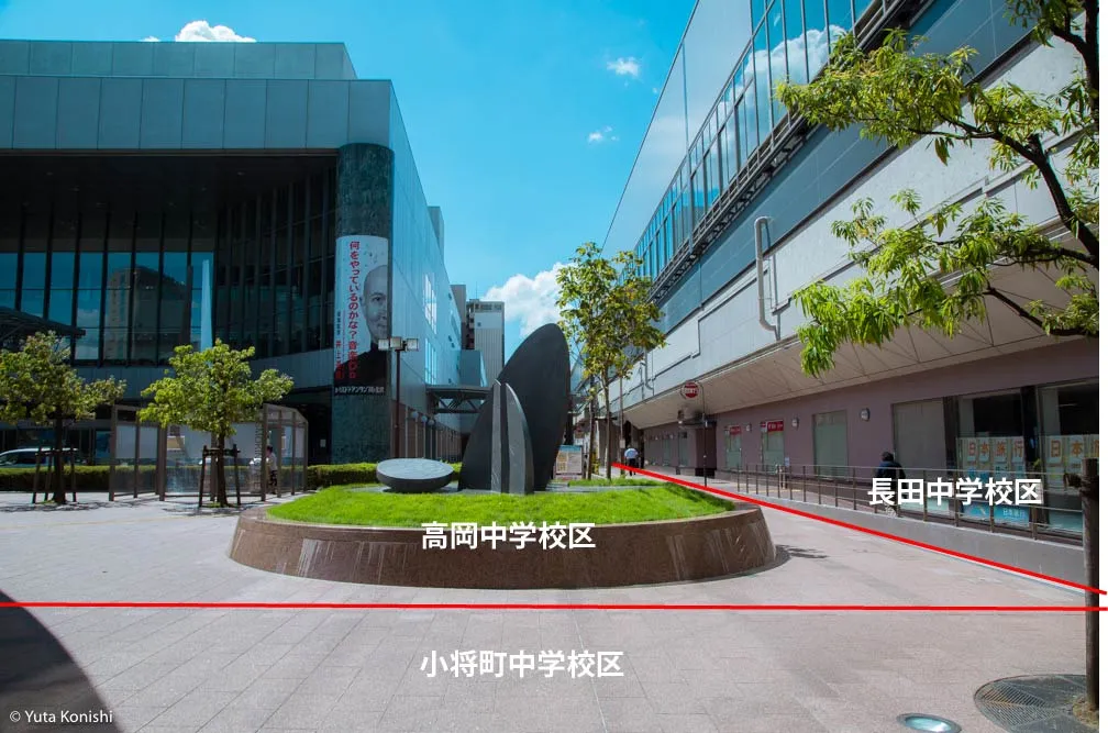 金沢駅前の写真 金沢市の中学区域が一瞬にして分かる!完全地元向け区域早わかりサービス