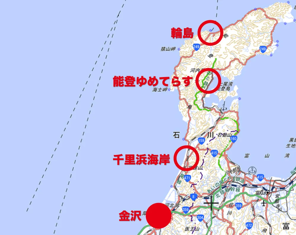 金沢 輪島観光完全満喫マニュアル！えっ？！まじ？！金沢から一日でこんなに回れんの？朝市・大沢・千枚田！輪島の魅力を本気で凝縮しました！