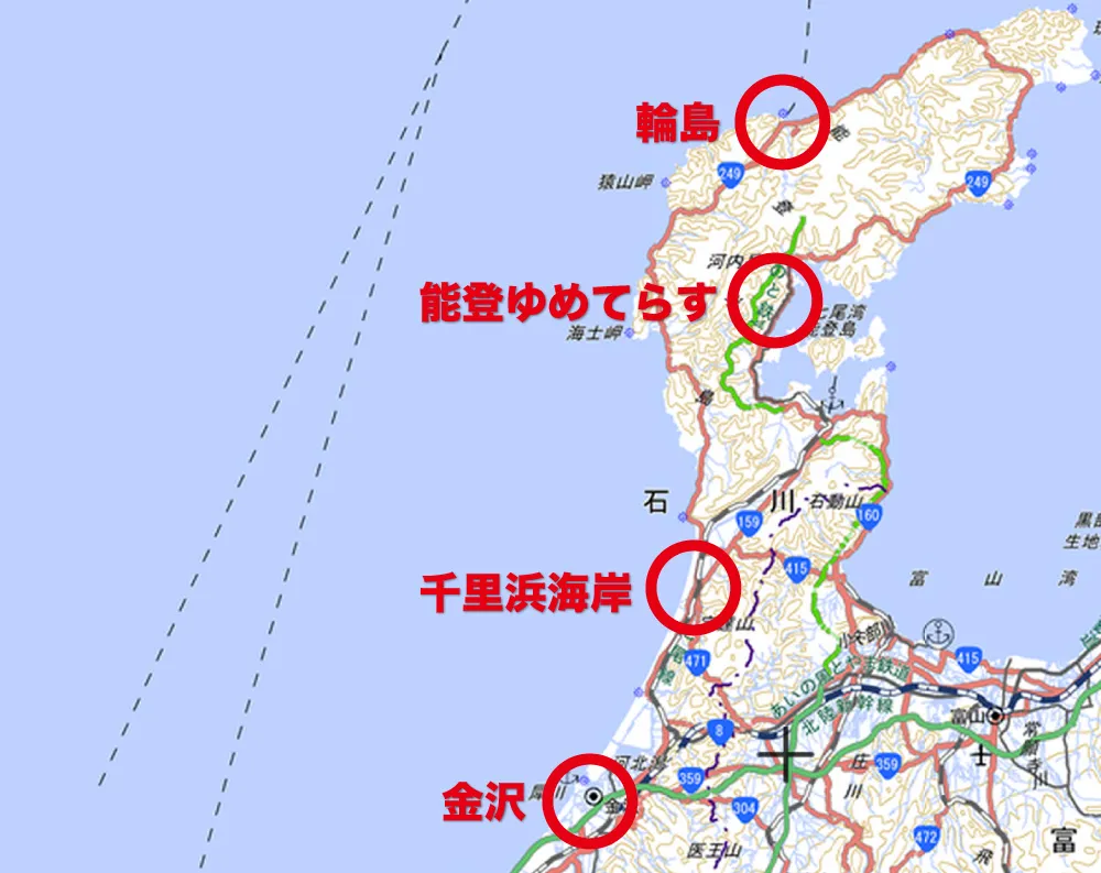 石川県 輪島観光完全満喫マニュアル！えっ？！まじ？！金沢から一日でこんなに回れんの？朝市・大沢・千枚田！輪島の魅力を本気で凝縮しました！