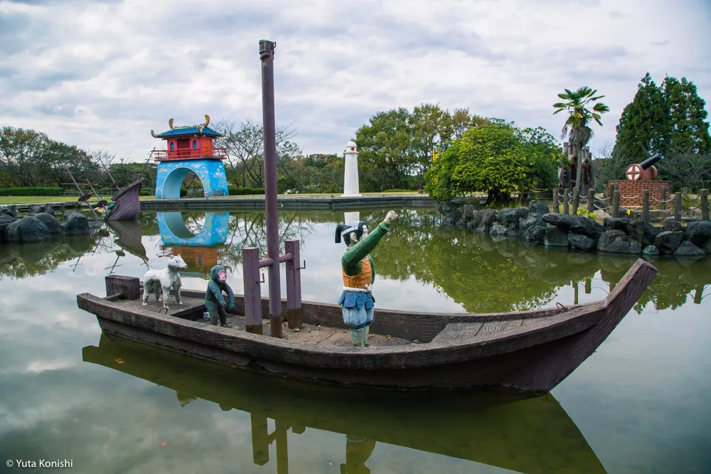加賀市中央公園パラダイス「もしや?!ここが竜宮城の入り口か?!」加賀に来たらかならず行くべき夢の公園