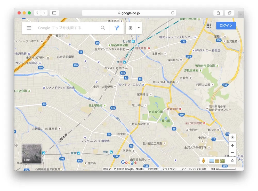 3D金沢だ！Google Mapで3Dの金沢を箱庭のように遊ぶ方法教えます！！こんな金沢の素顔見たことなかった。