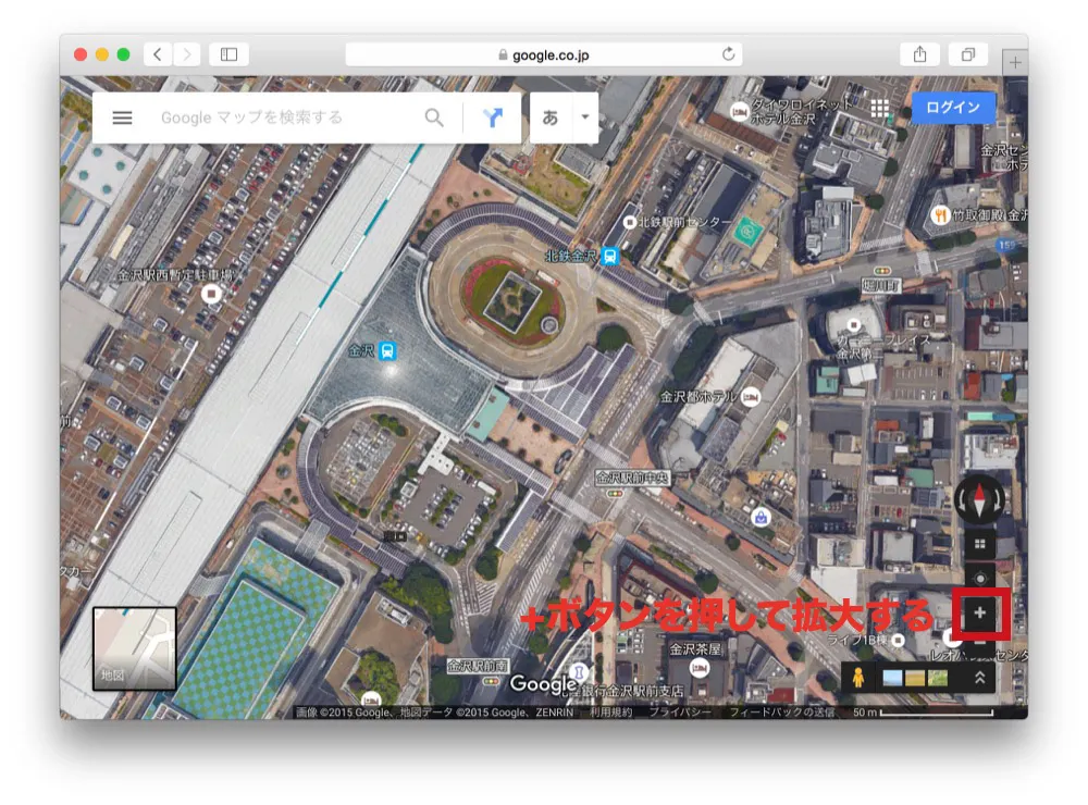 3D金沢だ！Google Mapで3Dの金沢を箱庭のように遊ぶ方法教えます！！こんな金沢の素顔見たことなかった。