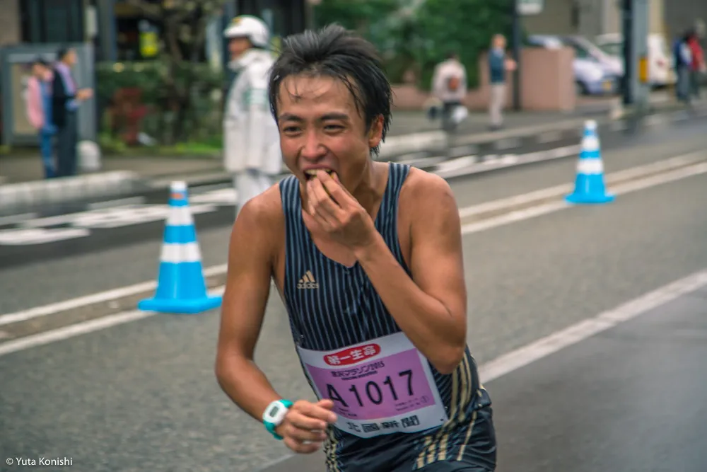 金沢マラソン「食べまっしステーション」口パッサパサ和菓子とカレーは飲み物です?!素晴らしいマラソンでした!