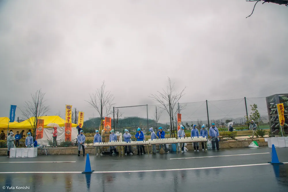 金沢マラソン「食べまっしステーション」口パッサパサ和菓子とカレーは飲み物です?!素晴らしいマラソンでした!