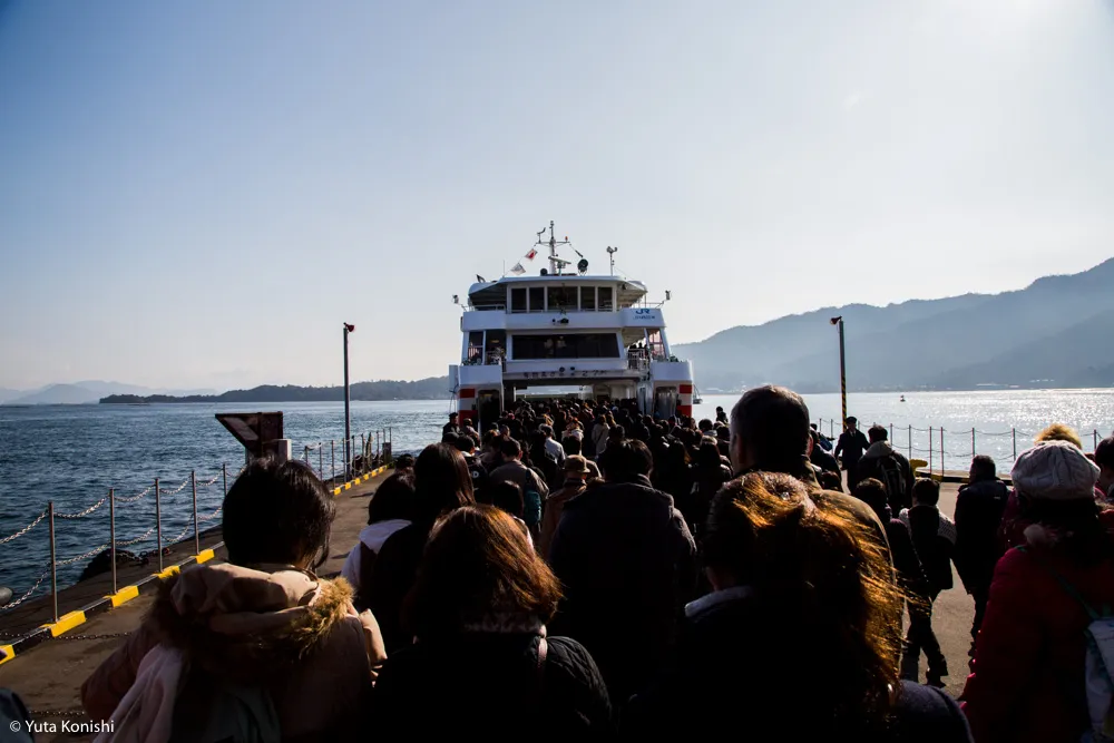 北陸から行く「ウルトラ初詣」北陸から日帰りでどこまで行けるかに挑戦!宮島・広島・岡山・大阪の日帰りの旅!2016年