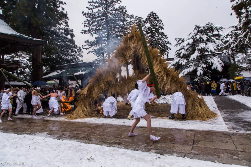 金沢市民ぜんぜん知らない!加賀市大聖寺の竹割り祭り!まじで出血するくらいの迫力の祭り!毎年必ず2月10日開催!