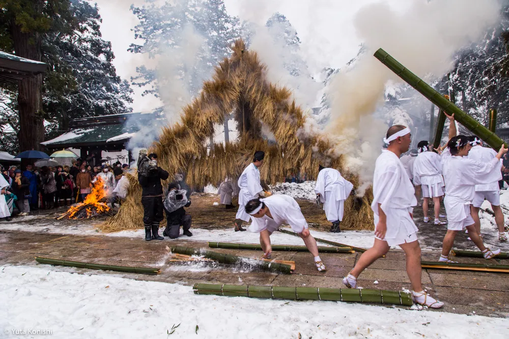 金沢市民ぜんぜん知らない!加賀市大聖寺の竹割り祭り!まじで出血するくらいの迫力の祭り!毎年必ず2月10日開催!