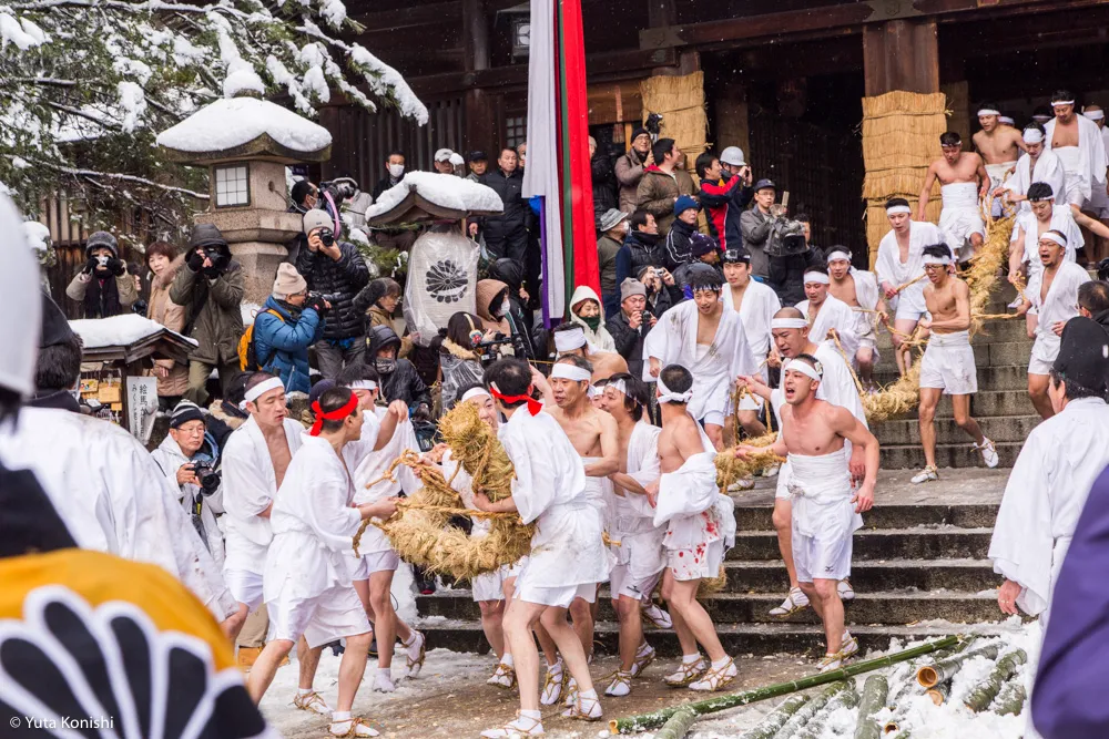金沢市民絶対知らない!加賀市大聖寺の竹割り祭り!まじで流血する大迫力の祭り!毎年必ず2月10日開催!とりあえず行け!