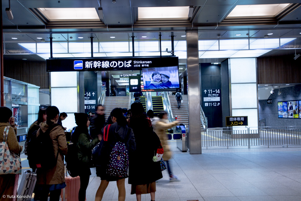 北陸新幹線開業から一年！2016年3月14日「かがやき500号」を金沢駅で見送ってきました。