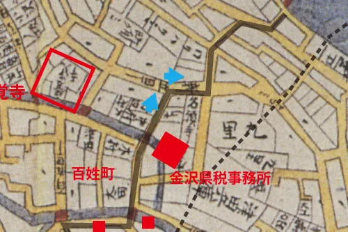 金沢古地図散歩「本多町から桜橋まで」金沢21世紀美術館に遊びに来た時には是非やってみて!絶対疲れるから!!