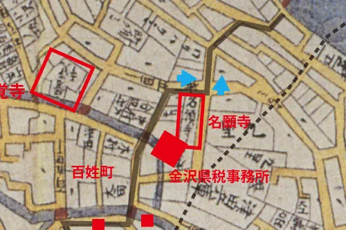 金沢古地図散歩「本多町から桜橋まで」金沢21世紀美術館に遊びに来た時には是非やってみて!絶対疲れるから!!