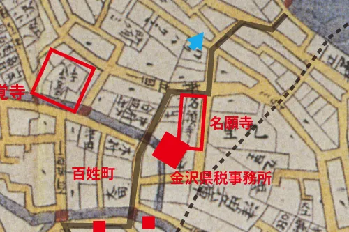 金沢古地図散歩「本多町から桜橋まで」金沢21世紀美術館に遊びに来た時には是非やってみて!絶対疲れるから!!